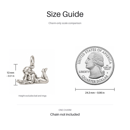 One More Chapter Charm | size | bd0f53f8927fb3a88e2462249c13ec1903d08bc69b8b5b13fed0ca5fa27993f6