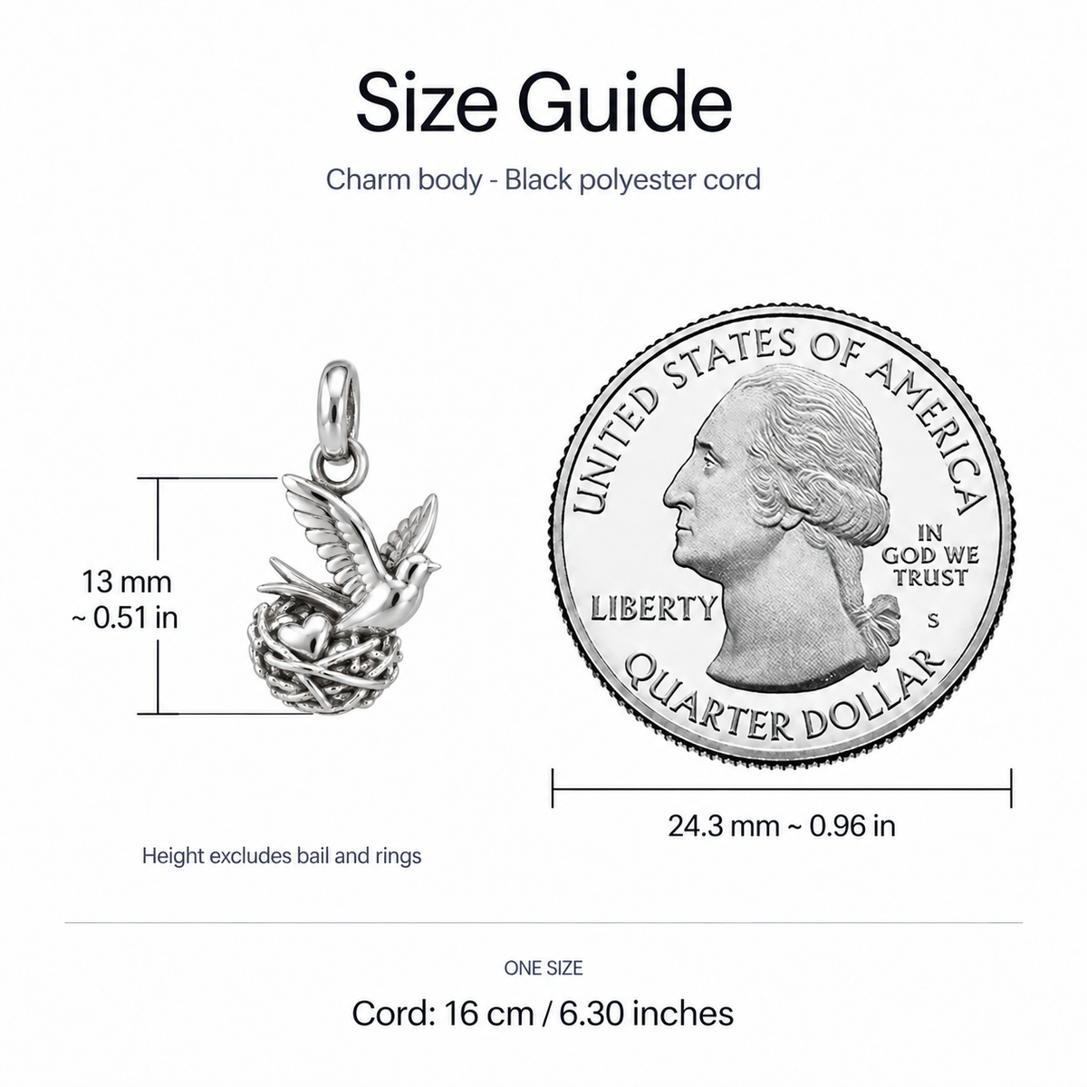 Always A Home Bird Nest Charm | size | 1638c9d29af63771215acd110bd1ec7a6b9af7a1f45dc001c3ea4a736cf8a4d9