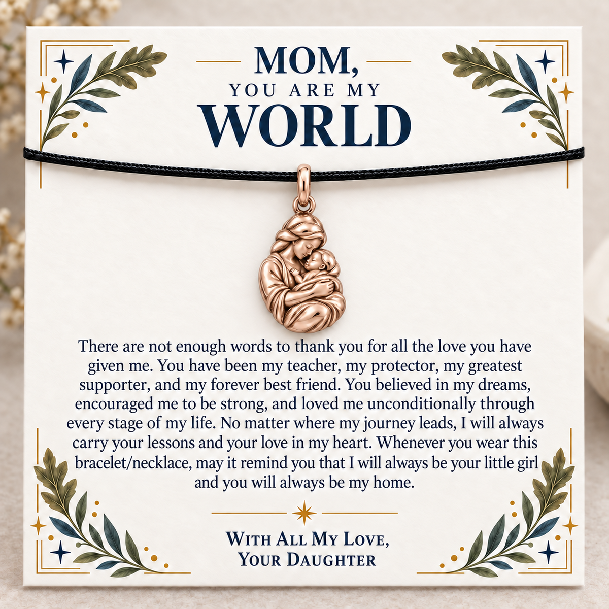 Mother's Embrace You Are My World Charm | rose | 78cc8ae48244ed0c0f04483bb1776e74dfe9154da533578f9fbdb5eeeb3c3942