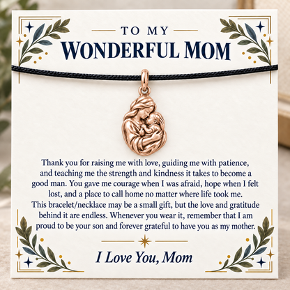 Mother's Arms Proud To Be Your Son Charm | rose | 8ced8f938963604001db80d617c4d12434e23b141f850992d9674499c94f15f1
