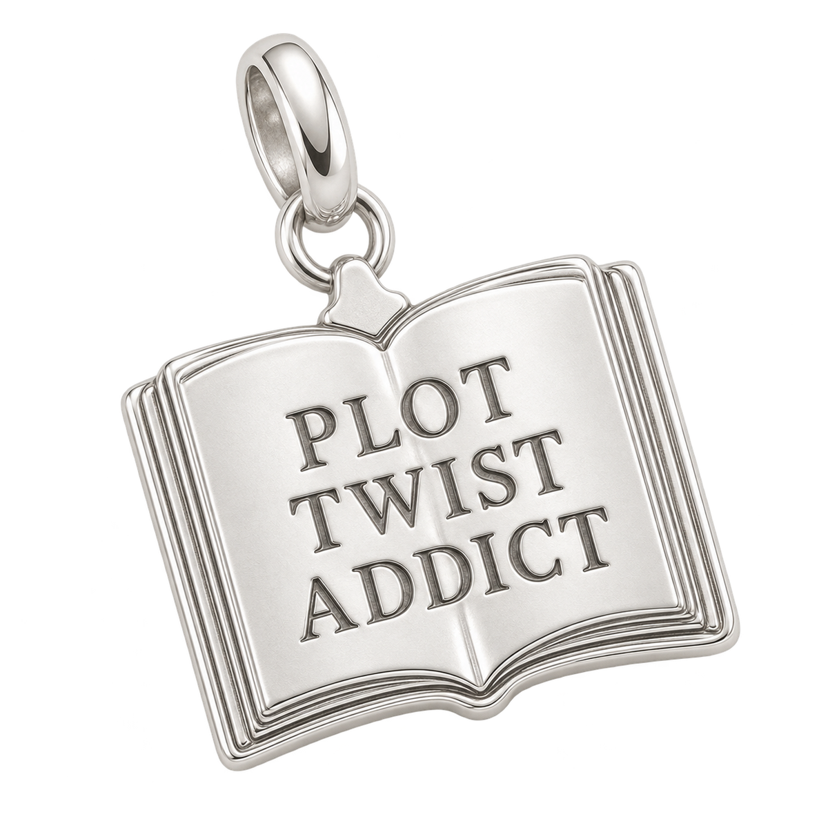 Plot Twist Addict Charm | macro | 043f5b27ecba38f8ecc4dd97b7181506648803a3a8072df381513a7a008e460e