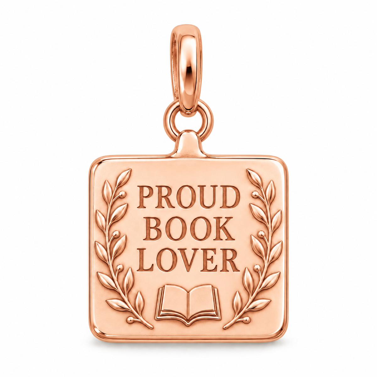 Proud Book Lover Charm | rose | a4b71f608d7a5a3f77c72ec68acc8258e8d11a62843102c6299a8bff3b168dab