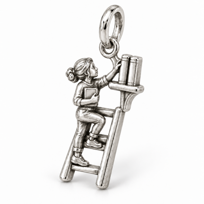 Library Ladder Reader Charm | macro | bbcfac9806a1f6ddd88ca8afd6a8662f1a10a62727334906c73af062ab39d617