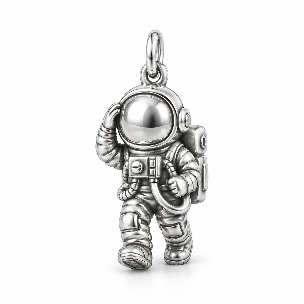 Space Explorer Charm — Silver | charm-topics-remaining-444-2026-09-14 | topic-198