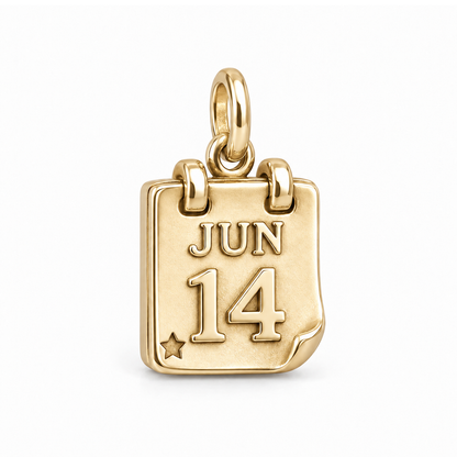 Special Date Calendar Charm — Gold | charm-topics-remaining-444-2026-09-14 | topic-254