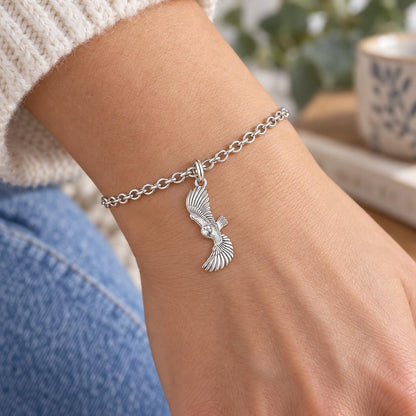 Spirit in Flight Charm Bracelet Set – worn / in use