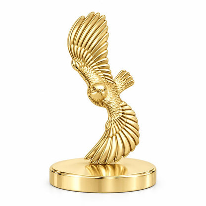 Spirit in Flight Keepsake Plaque – 18K gold, front view