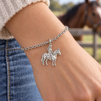 Spirit of the Ride Charm Bracelet Set – worn / in use