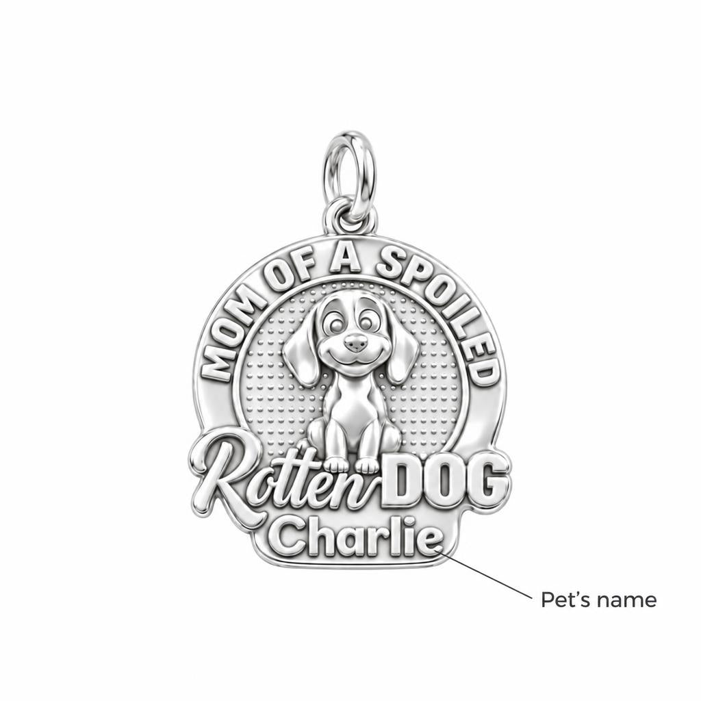 Spoiled Rotten Dog Mom Charm Bracelet – Personalized Dog Mom Gift – personalization guide