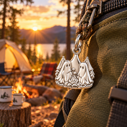 Spooky Besties Campfire Charm