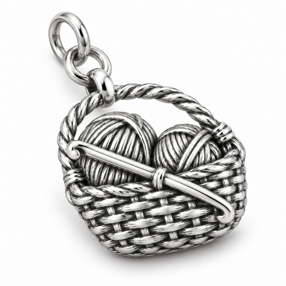 Crochet Project Basket Charm | macro | bb4a2bf1d31fc2926f7dbb75ecf8dffb2ef74ea43bd88ddaf91e1d01b22d9af7