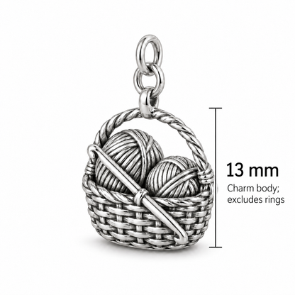 Crochet Project Basket Charm | size | f1703aba74afddc016f0f96b130d0b6d269574f2ae0ebc4bf739e7d4e33abe80