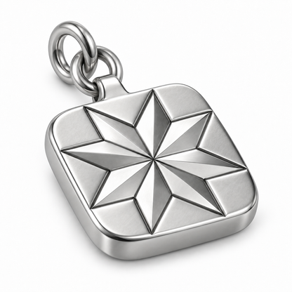Patchwork Star Quilt Block Charm | macro | 66512329d84e970b8fdb580e7a47a23c1cb22e237b504f3c9577eec16c359fc0