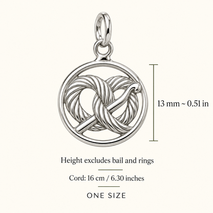 Crochet Mentor Loop Charm Gift | size | 6200ab954d3da8e0790b80fa8a5e110bd07dde50e55ddba434ac0cc19db4382d