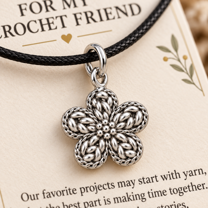Crochet Friend Flower Charm Gift | macro | a2a0148cb1bf23d5c683344c3c2bdd16b9f9eeb76e63da05e7ed0ec0989cdaf6