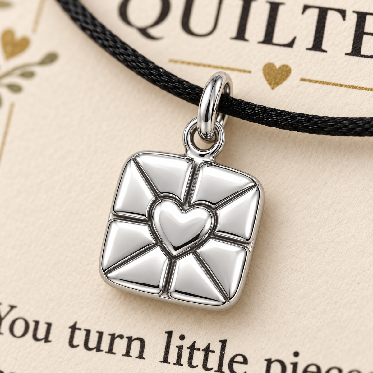 Quilter Patchwork Heart Charm Gift | macro | 39c6a6e7afe7b5324d655bc8fed70ee86b1e2e292103d07064b25a12cc289831