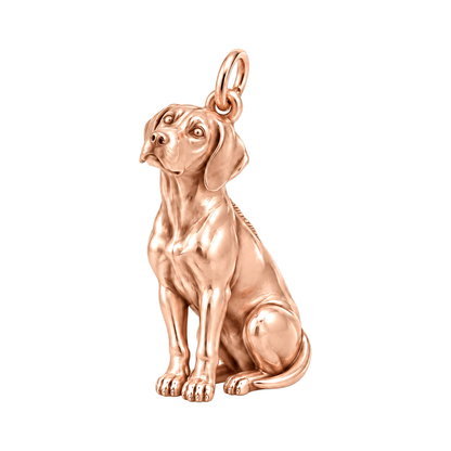 Rhodesian Ridgeback — The Way You Look at Me Every Day Charm — Rose Gold