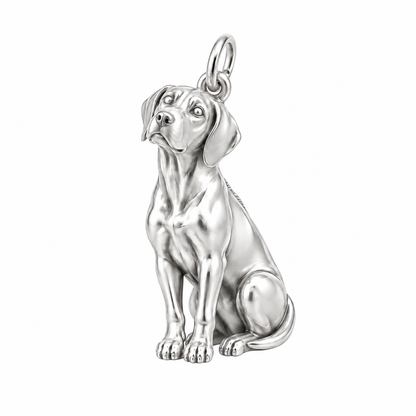Rhodesian Ridgeback — The Way You Look at Me Every Day Charm — Silver