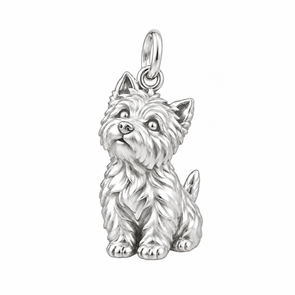 West Highland White Terrier — The Way You Look at Me Every Day Charm — Silver