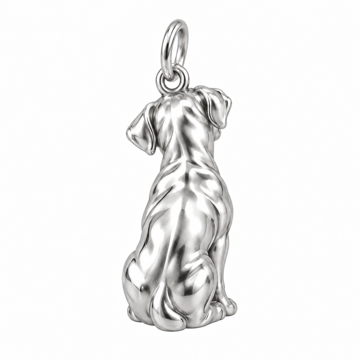 Boxer — Back view (silver reference)