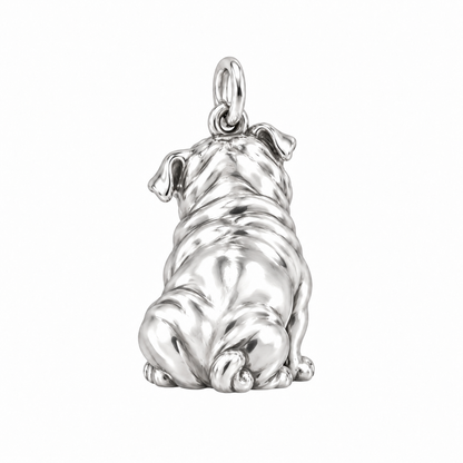 Bulldog — Back view (silver reference)