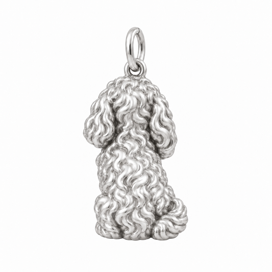 Cockapoo — Back view (silver reference)