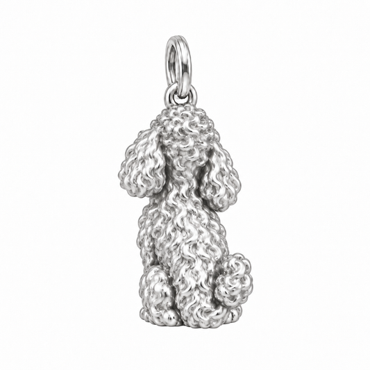 Poodle - toy — Back view (silver reference)