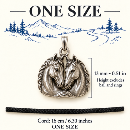 Trail Together Horse Charm Gift | size | ae647eb6a06e38668564a4df4e6f6a11e586e6ca7d7c80825b79be64cf1c0909