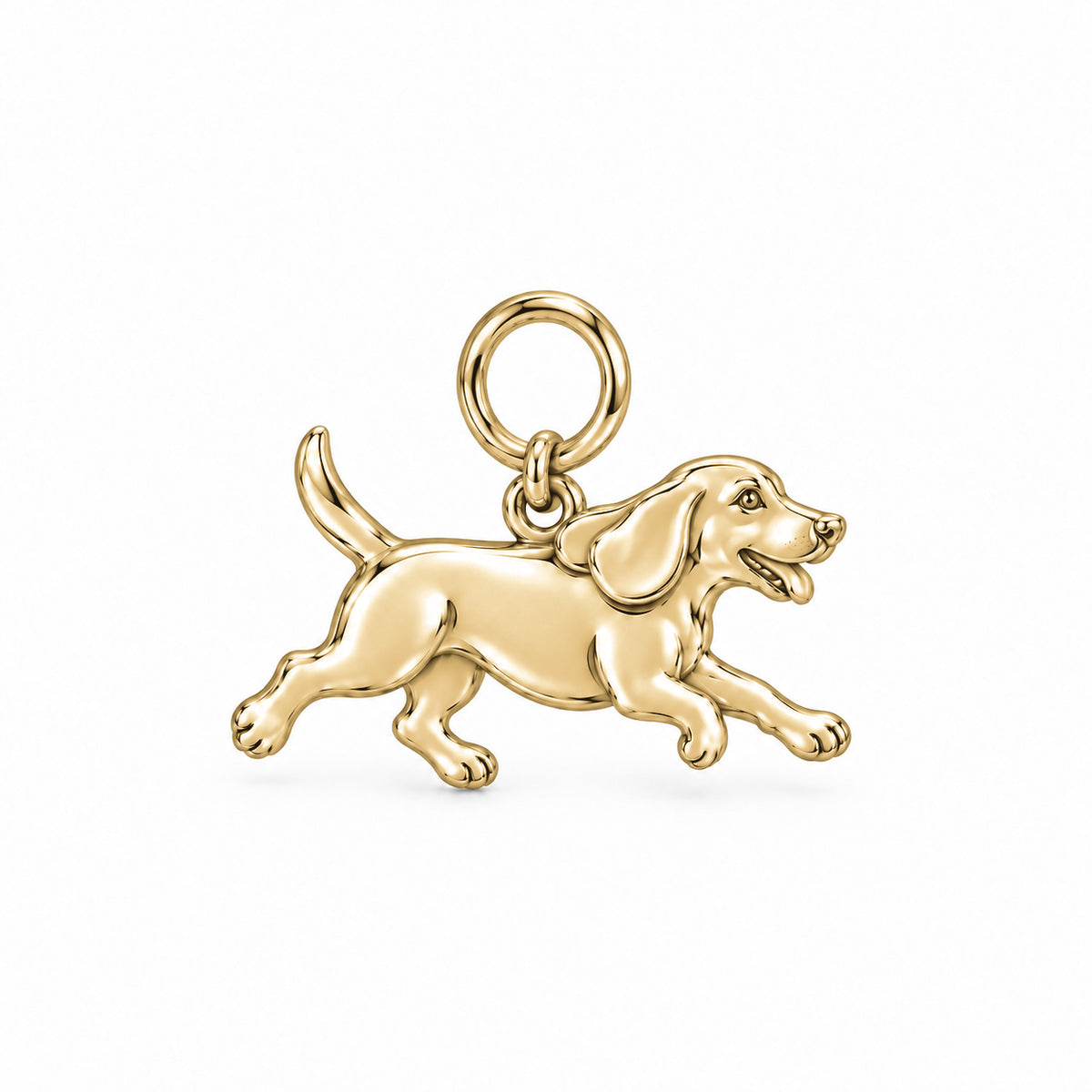 Beagle — Little Joy Charm and Polyester Cord Bracelet Set — Gold