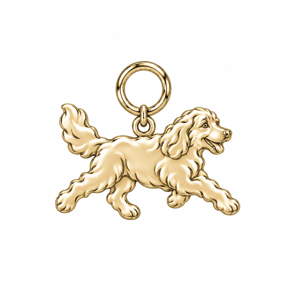 Bernedoodle — Little Joy Charm and Polyester Cord Bracelet Set — Gold