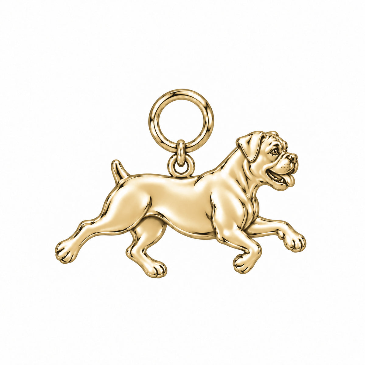 Boxer — Little Joy Charm and Polyester Cord Bracelet Set — Gold