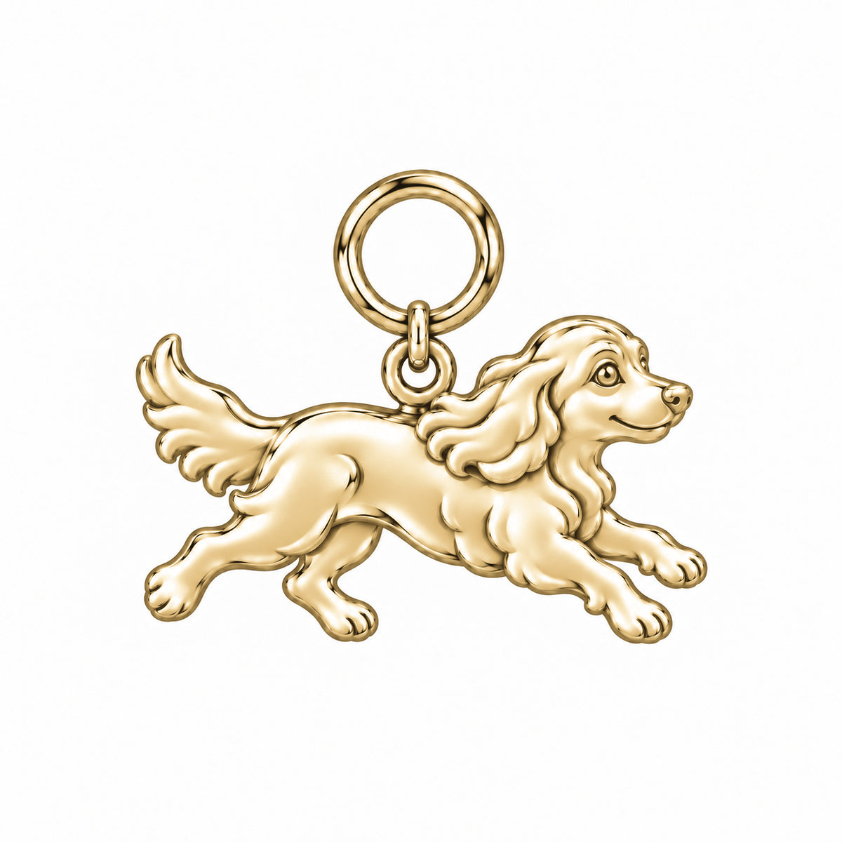 Cavapoo — Little Joy Charm and Polyester Cord Bracelet Set — Gold