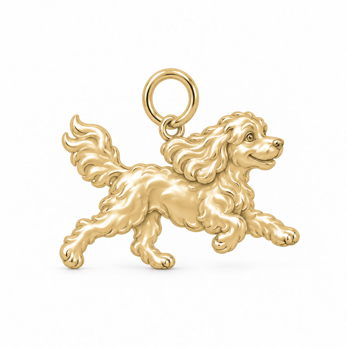 Cockapoo — Little Joy Charm and Polyester Cord Bracelet Set — Gold