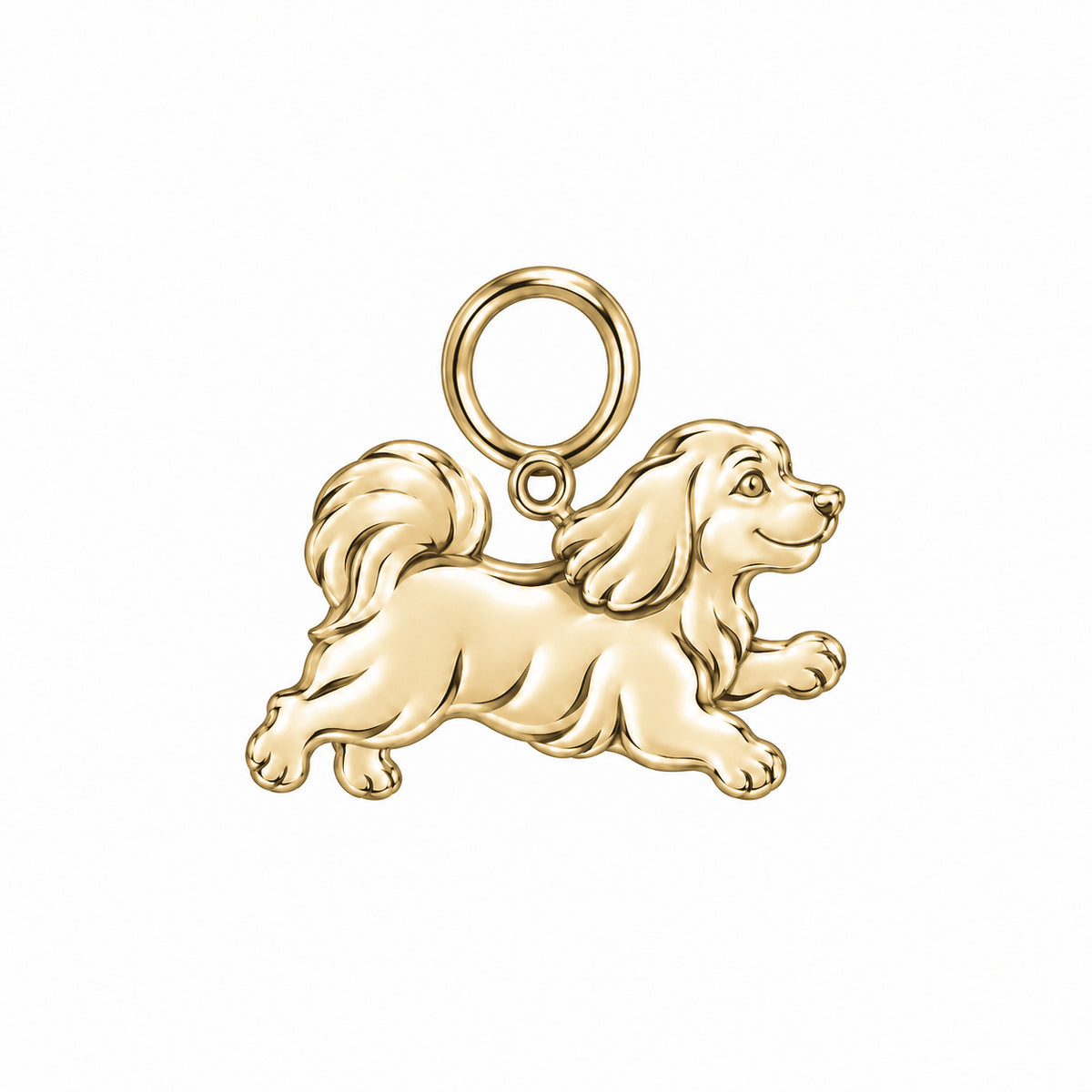 Havanese — Little Joy Charm and Polyester Cord Bracelet Set — Gold