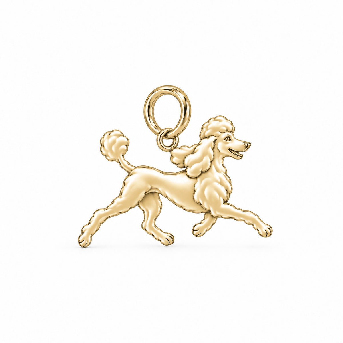 Poodle - standard — Little Joy Charm and Polyester Cord Bracelet Set — Gold
