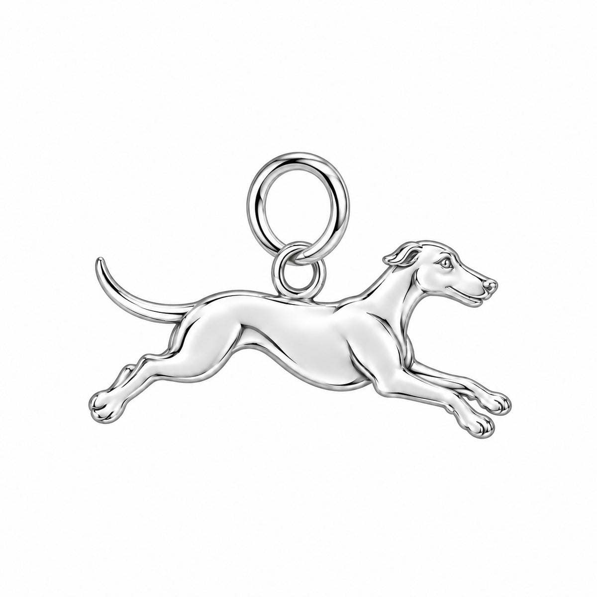 Whippet — Little Joy Charm and Polyester Cord Bracelet Set — Silver
