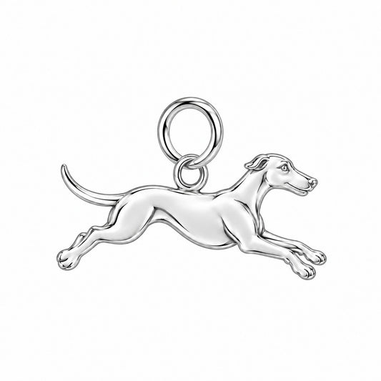 Whippet — Little Joy Charm and Polyester Cord Bracelet Set — Silver