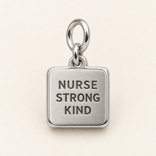 Nurse Strong Kind Engraved Square Charm | main | 26120f69a8767cc91b3fd3cd1d0e4d76de37525317da0d224bf971b5026c671a