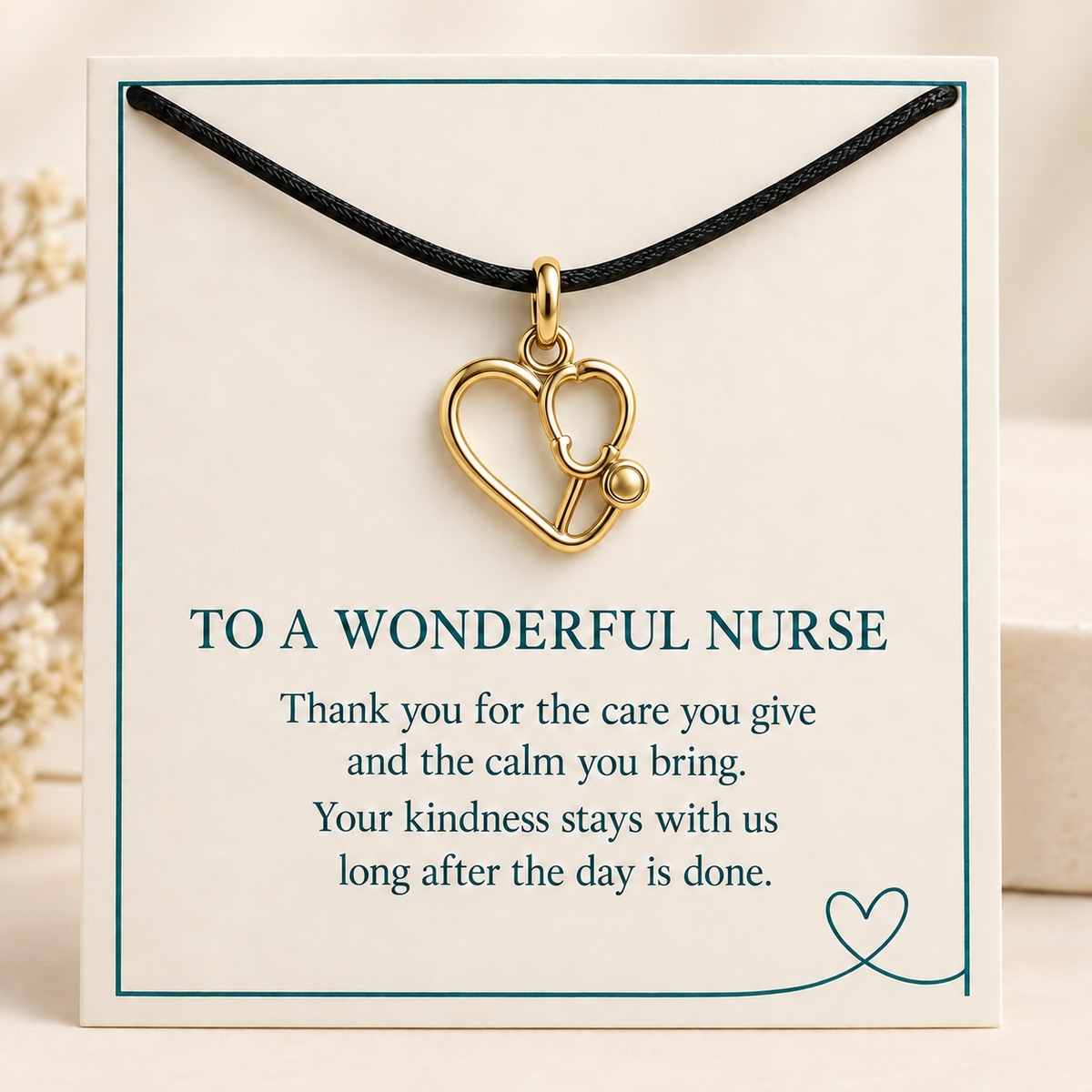 Wonderful Nurse Thank-You Charm Gift | gold | 99c1c25e7e0d23afa874dd55808c3ef0a9be6d315650a747ba29da4ed8479a98