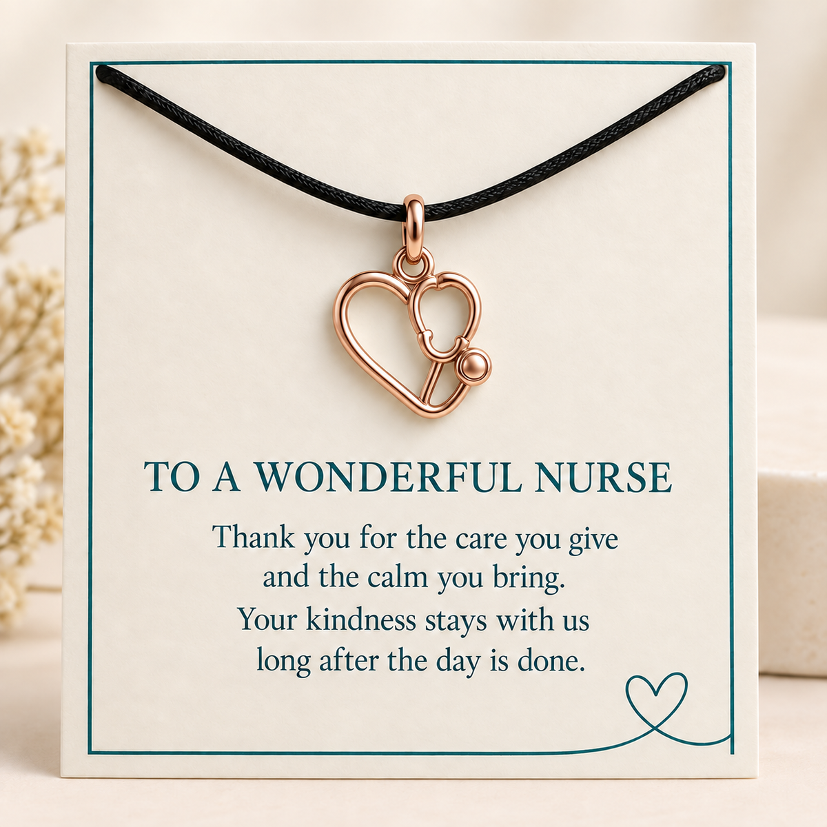 Wonderful Nurse Thank-You Charm Gift | rose | 2b958d5df51ca970037cf4a6c229e5599f89271d9aa745ac5602598e76b92edd
