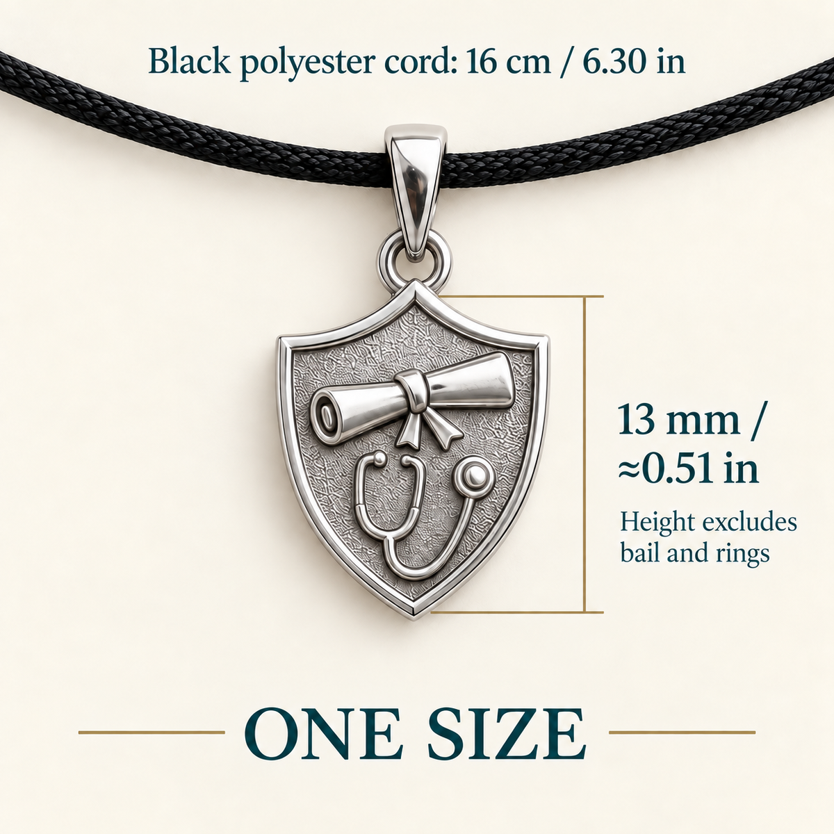 New Nurse Milestone Charm Gift | size | 8c0474e6b9ec70d95b7026931f61d9f8d2db80c4beacbc08aab4f058e8c8fa24