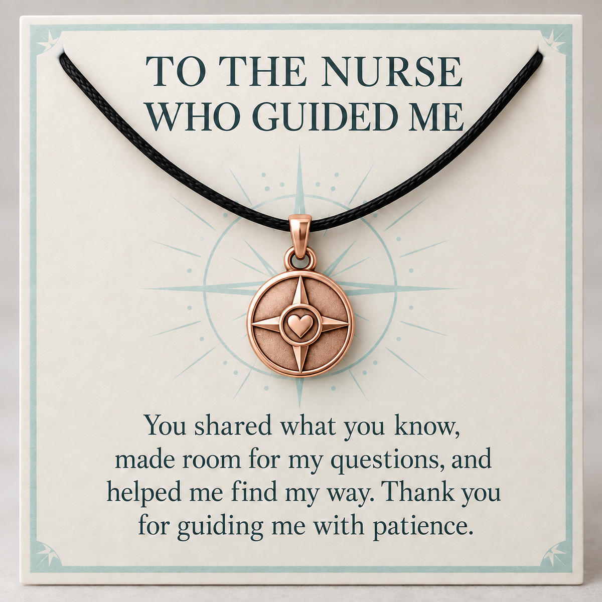 Nurse Mentor Compass Charm Gift | rose | a6bc6956a6d4a455c35a5e6f96d06e70b0f421b8fb95cf8d4e98bde886669ce3