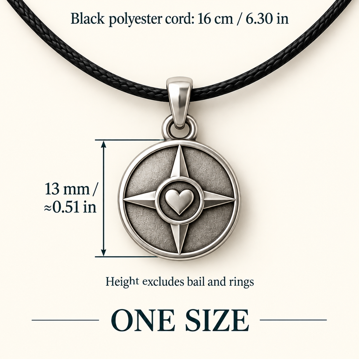 Nurse Mentor Compass Charm Gift | size | 62b3b693cba685300c42d5e140bdaeb2b9c6b30d2b1d6ca139295408da8ac2f6