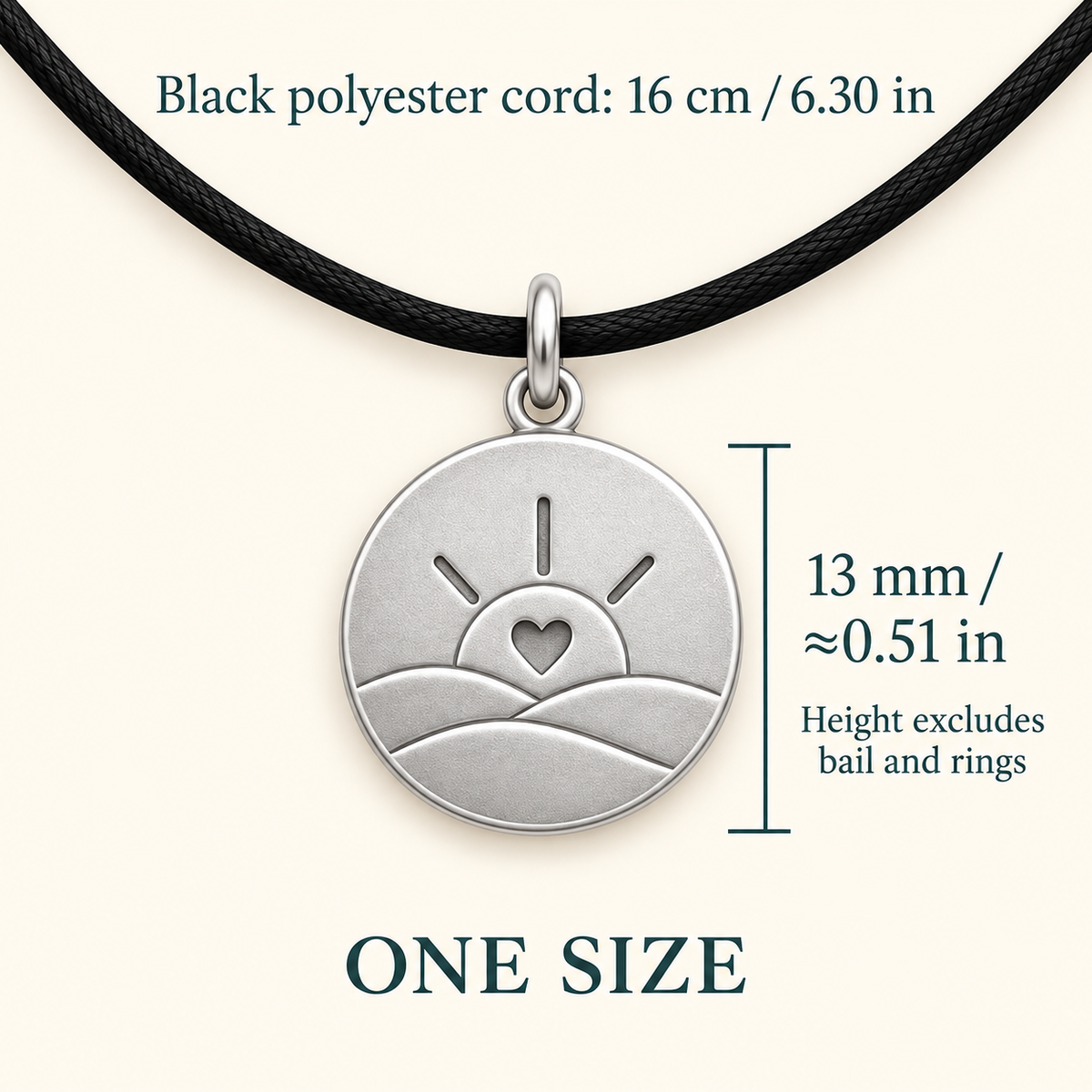 Nurse Rest and Care Sunrise Charm Gift | size | 98452c5feb464cc1bb6a69200ae61863a1f3a3d3b413e78b02c8419e4975f8c0