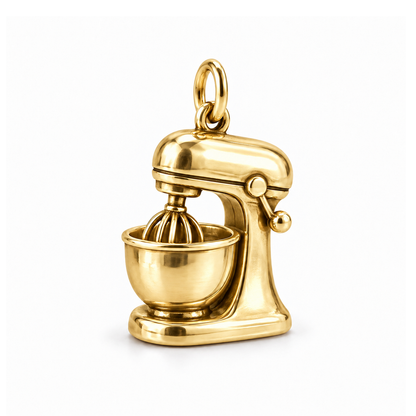 Stand Mixer Charm — Gold | charm-topics-remaining-444-2026-09-14 | topic-247