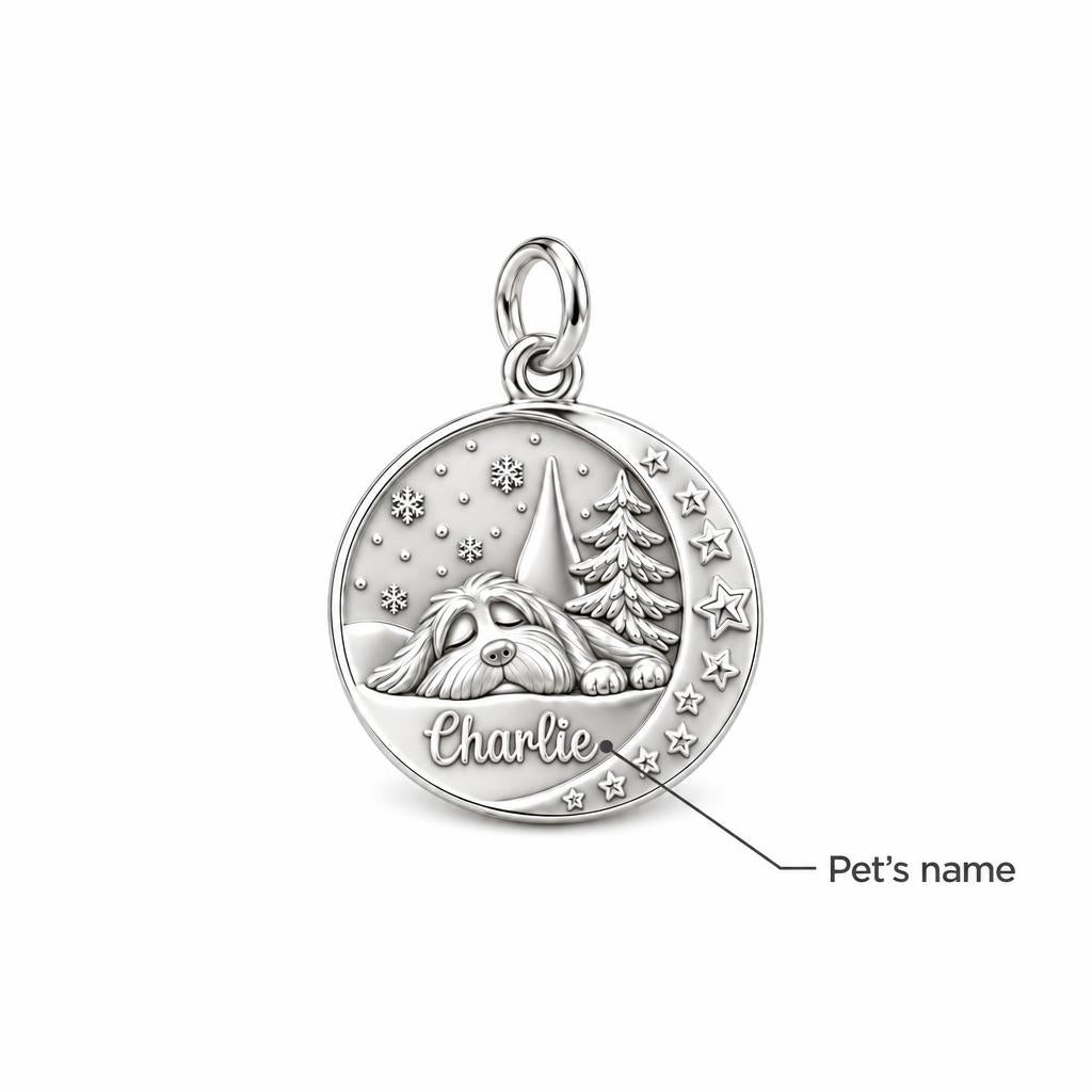 Starry Night Slumber Charm Bracelet – Personalized Dog Mom Gift – personalization guide