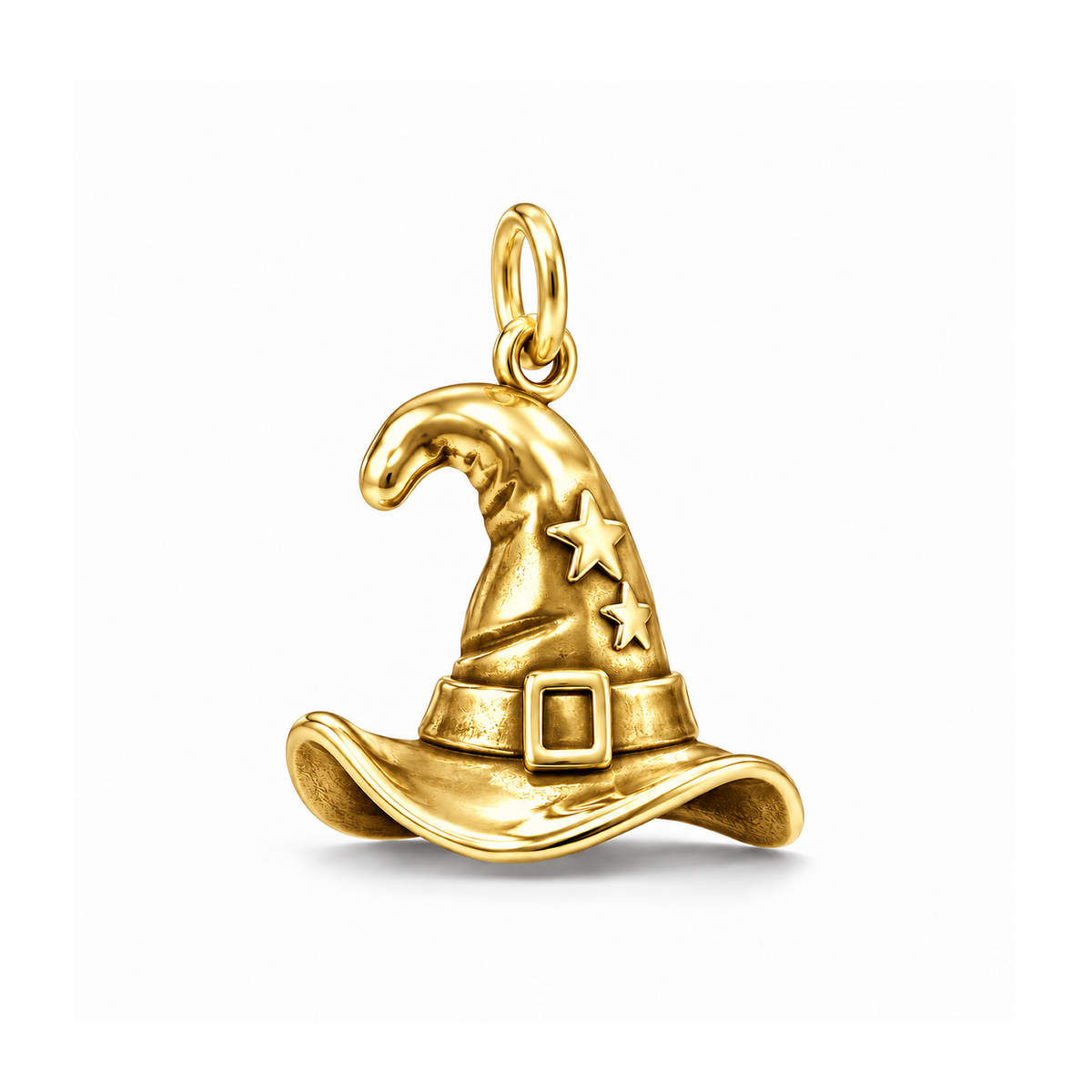 Starry Witch Hat Charm — Gold | charm-topics-remaining-444-2026-09-14 | topic-165