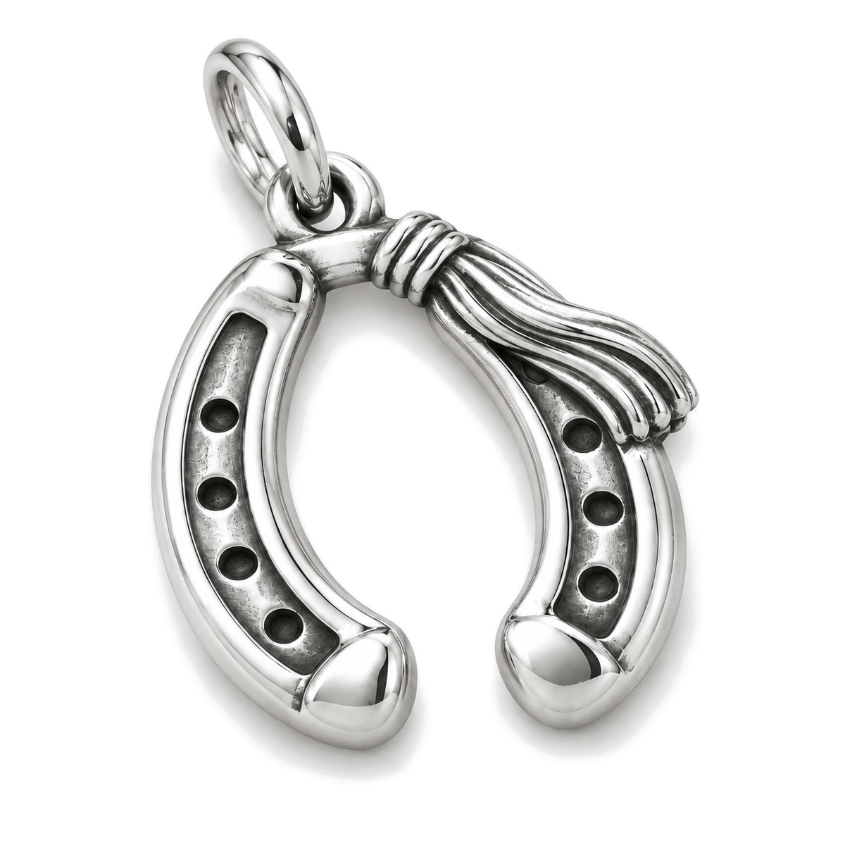 Steadfast Horseshoe Charm — Silver Super Macro | charm-topics-remaining-444-2026-09-14 | topic-276