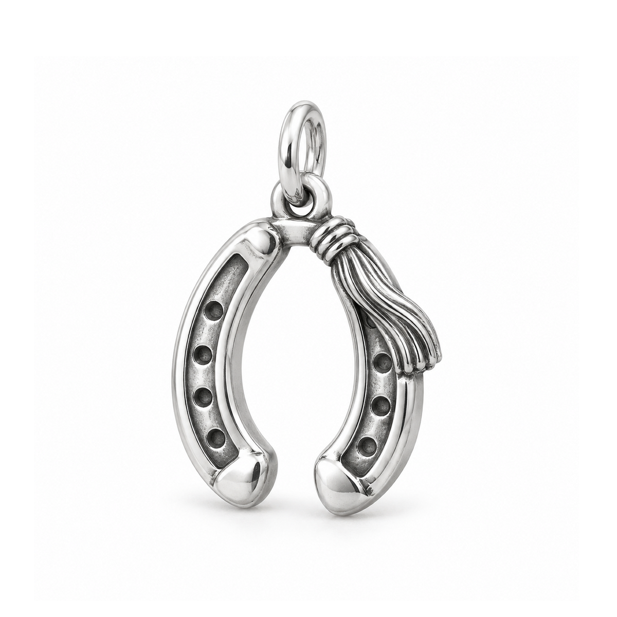 Steadfast Horseshoe Charm — Silver | charm-topics-remaining-444-2026-09-14 | topic-276