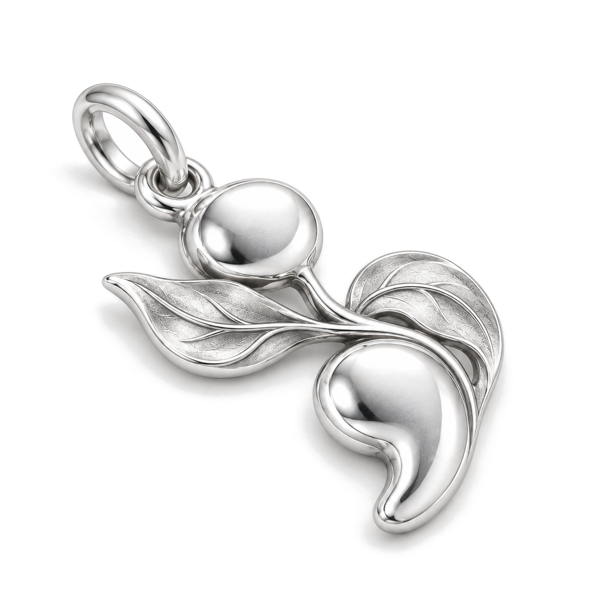 Still Growing Semicolon Charm — Silver Super Macro | charm-topics-remaining-444-2026-09-14 | topic-327